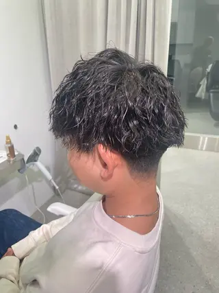 パーマ メンズ 無料ショートモデル 募集中❗️秋山ひらいのヘアスタイル