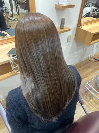 セミロング カラー レディースカット💥 向川拓身💥のヘアスタイル