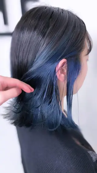 ミディアム ⭐️韓国髪質改善 レイヤー⭐️亀山努のヘアスタイル