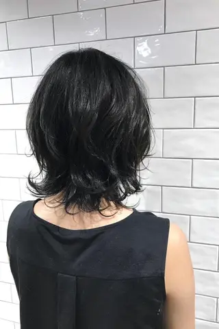 ミディアム カラー 原山 直人のヘアスタイル