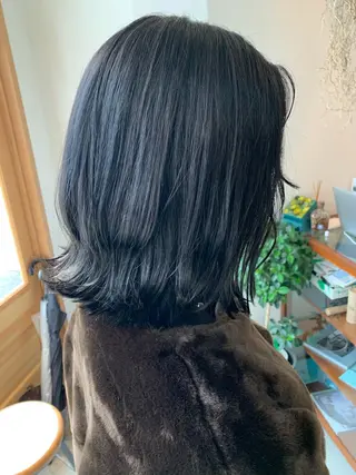 ミディアム カラー misch by urban所属・名駅🦢大人艶カラー 🪽カミヤアカネのヘアスタイル