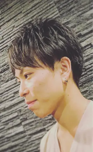 ショート メンズ ブロー東京　有楽町店所属・TAKUMI/銀座/ ビジネス/フェードのヘアスタイル