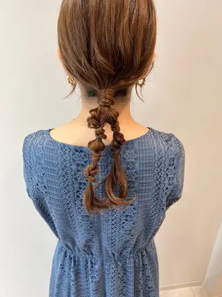 ロング ヘアアレンジ ノイシキ サキのヘアスタイル