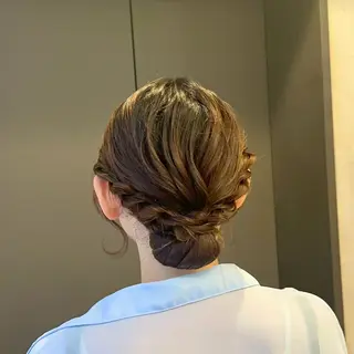 ミディアム ヘアアレンジ nanae 🌷のヘアスタイル