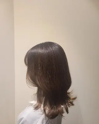 カラー セミロング 木村 直哉のヘアスタイル