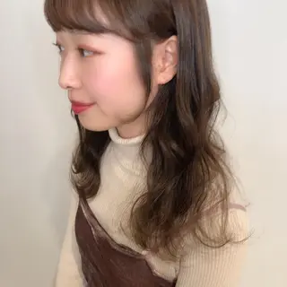 セミロング カラー マツエク・マツパ Noah's　Ark所属・透明感カラー🫧ヘア セット🫧松本菜月の眉毛・アイブロウイメージ