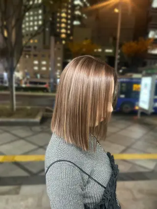 ミディアム カラー さわ 🫧🎀のヘアスタイル