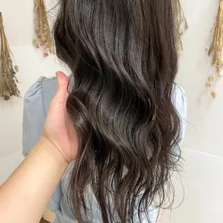 ロング 学割 悟 韓国風艶髪縮毛矯正のヘアスタイル