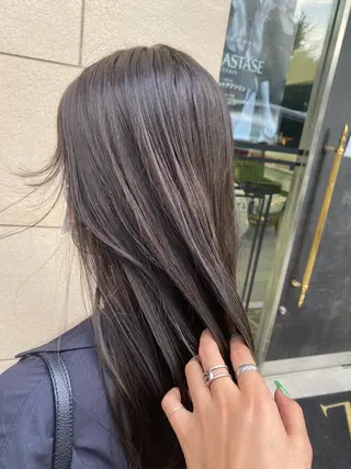 ロング カラー ヘアアレンジ ネイル マツエク・マツパ 💓💓彩 音💓💓のマツエク・マツパデザイン