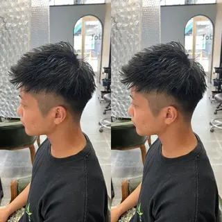 ショート メンズ センターパート /植田のヘアスタイル