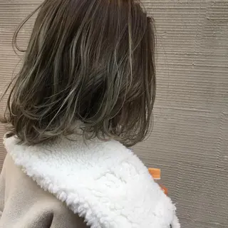 ミディアム カラー 銀座🤍ボブ/ ミディアム/佐野夢美のヘアスタイル