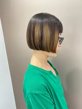 ショート garage.所属・吉田 慎冴/メンズパーマのヘアスタイル