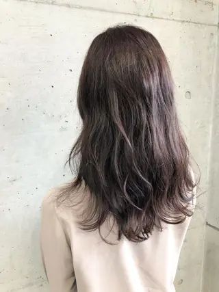 ロング カラー 大栗 佑也  髪質改善のヘアスタイル