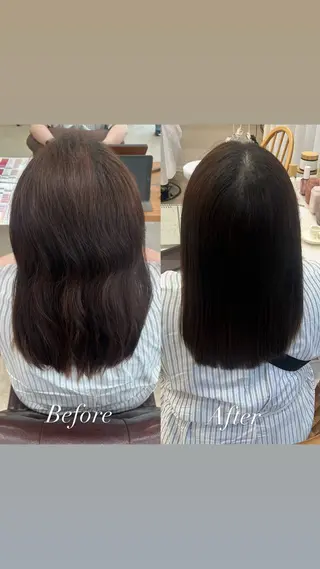 ロング 永井 夢彩のヘアスタイル