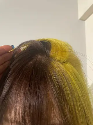 ミディアム カラー ヘアアレンジ 透明感カラー/推しカ ラー☁️JURAのヘアスタイル