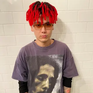 ショート カラー パーマ ヘアアレンジ メンズ キッズ ネイル マツエク・マツパ 中元 淳のヘアスタイル