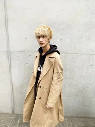 ショート カラー アンリ【Henri】所属・原宿アンリ 山下卓也のヘアスタイル