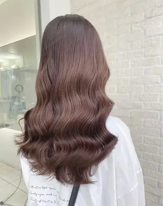 カラー 艶カラー🖤 れいな🖤のヘアスタイル