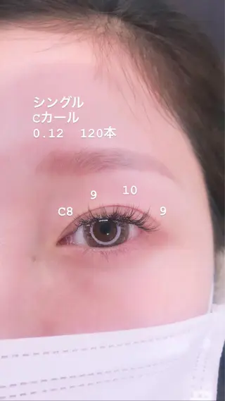 マツエク・マツパ miel eyelashのマツエク・マツパデザイン