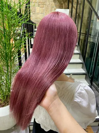 ロング 艶髪カラー🫧 髪質改善🪽萩原のヘアスタイル