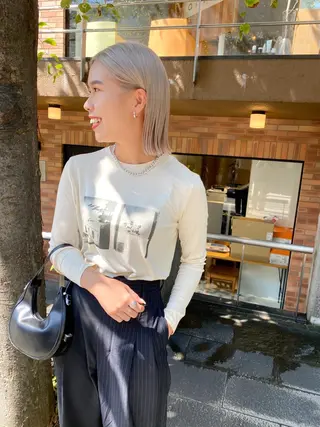 ショート カラー レイヤー/パーマ /ウルフ/nabeのヘアスタイル