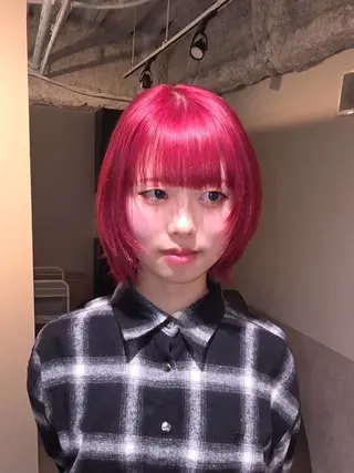 ミディアム カラー LYLICK所属・ケアブリーチ特化 same 🦈のヘアスタイル