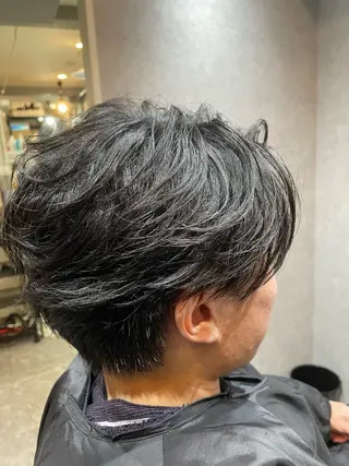 パーマ メンズ メンズ縮毛矯正 樋口怜のヘアスタイル