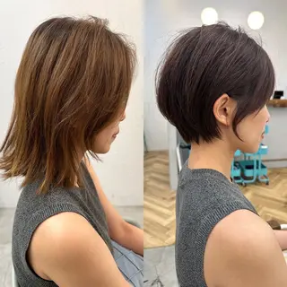 ショート ナギサ/本厚木/ ボブ/ミディアム🤍のヘアスタイル