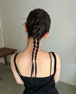 ヘアアレンジ 透明感カラー/ 個性派🩶LANAのヘアスタイル