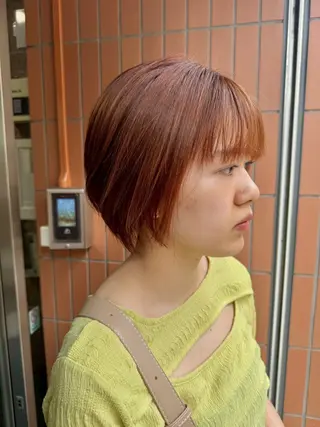 ショート カラー CHIC   amitie所属・CHIC 蘭のヘアスタイル