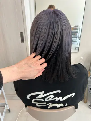 カラー cue所属・銀座バレイヤージュ 蓑田朝菜のヘアスタイル