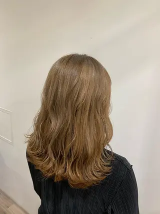 ロング カラー あべ ゆうかのヘアスタイル