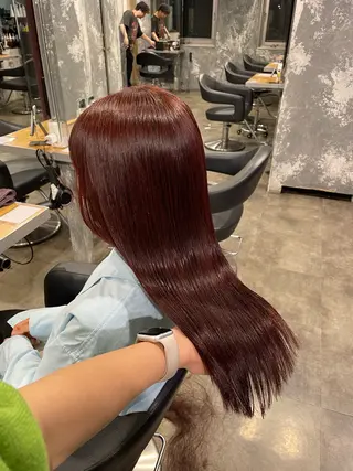 ロング カラー ハイトーン 横浜💞ミオのヘアスタイル