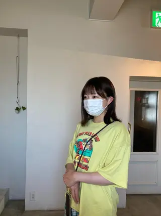 セミロング カラー パーマ 前川 華恋 / room3のヘアスタイル