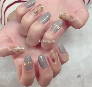 ネイル 北浦和 自爪育成ケアのネイルデザイン