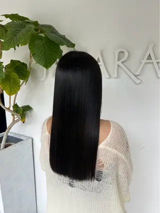 ロング yuzua/暖色 透明感カラーのヘアスタイル