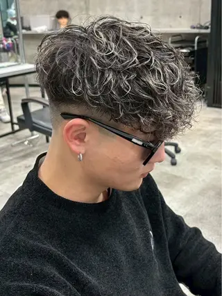 ミディアム メンズ era本店所属・笹尾 陸/era本店 メンズ短髪系美容師のヘアスタイル