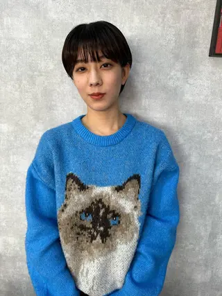 ショート C’LD hair  produce /シールドヘア所属・モテ髪/ボブ/ショー ト/アダチフウトのヘアスタイル