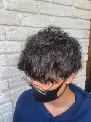 パーマ メンズ 🦉静かに過ごしたい 方、個室席🦉タナカのヘアスタイル