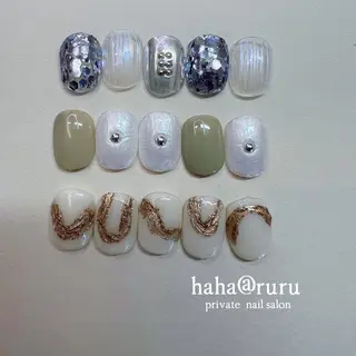 ネイル haha@ ruruのネイルデザイン