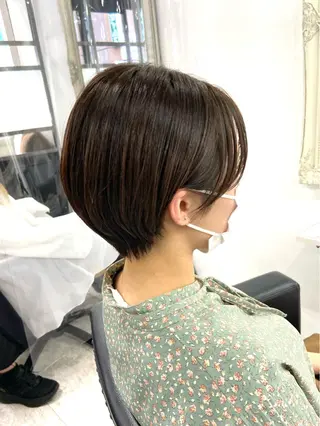 ショート アピール欄に重要な お知らせがありますのヘアスタイル
