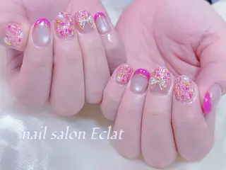 ネイル ネイルサロンエクラ 🫧Shizukaのネイルデザイン