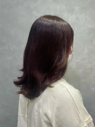 セミロング カラー M.SLASH  みなとみらい馬車道所属・M.SLASH ✂︎hinakoのヘアスタイル