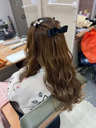 ロング ヘアアレンジ 山室 敬義のヘアスタイル