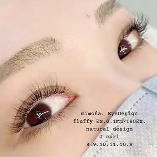 マツエク・マツパ mimośa. EyeDesignのマツエク・マツパデザイン