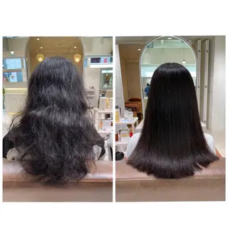 ロング 艶カラー🩵中久保 舞優🩵のヘアスタイル