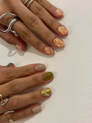 ネイル Flow nail所属・山本 七海のネイルデザイン