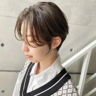 ショート カラー 当日予約🆗ショート /ハイライト/松本のヘアスタイル