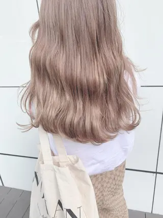 ロング カラー Lolonois梅田 スタッフのヘアスタイル