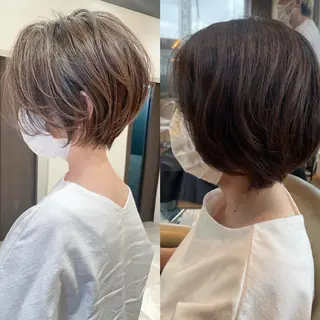 ショート 無料カットモデル/ 大人ショート/荒砂のヘアスタイル